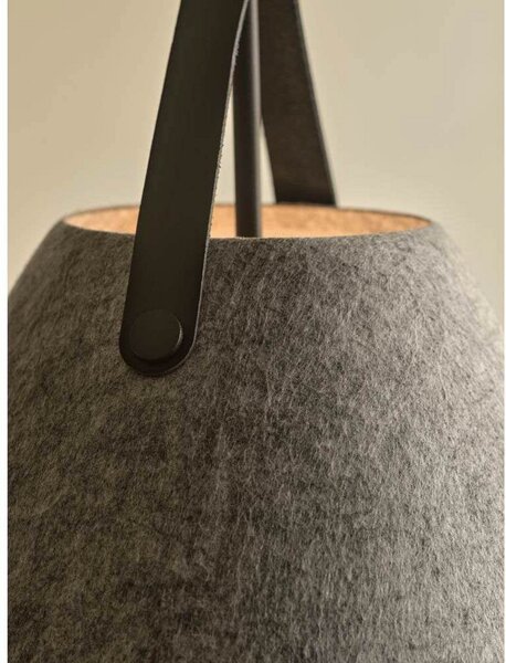 Viseće Svjetiljka DFTP by Nordlux, Strap, prigušiv, Sivo, Dnevna soba, Tkanina / tekstil, Skandinavski