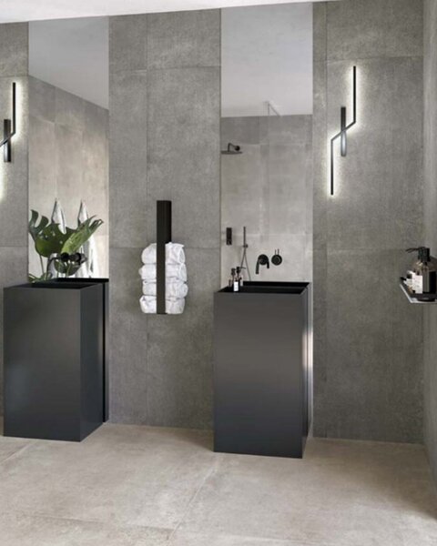 Pločica Tuscania Continental Dark Grey, 61×61 cm