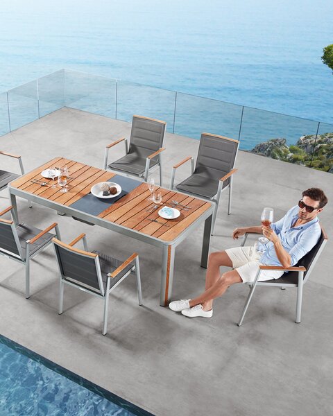 Idealaqua Geneva vrtni stol 200×90 cm