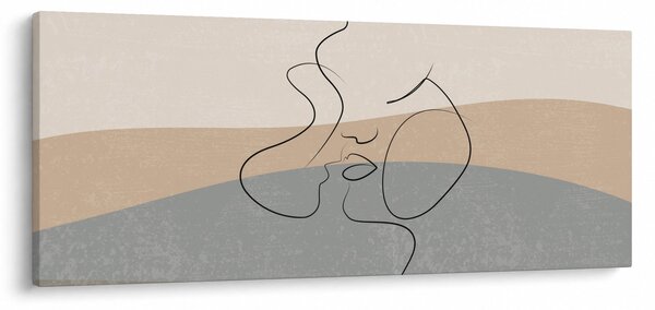Slika - Crtani poljubac (120x50 cm)