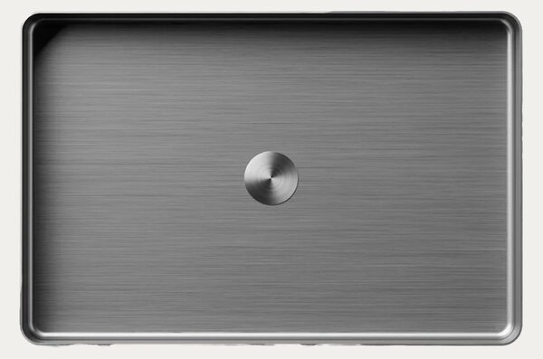 Steinberg umivaonik nadgradni na ploču 442, 600x400x100 mm, brushed chrome