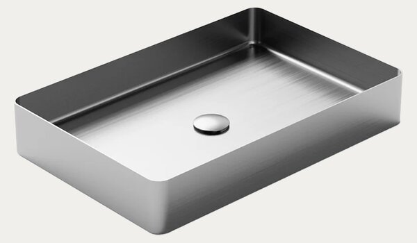 Steinberg umivaonik nadgradni na ploču 442, 600x400x100 mm, brushed chrome