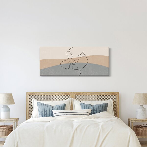 Slika - Crtani poljubac (120x50 cm)