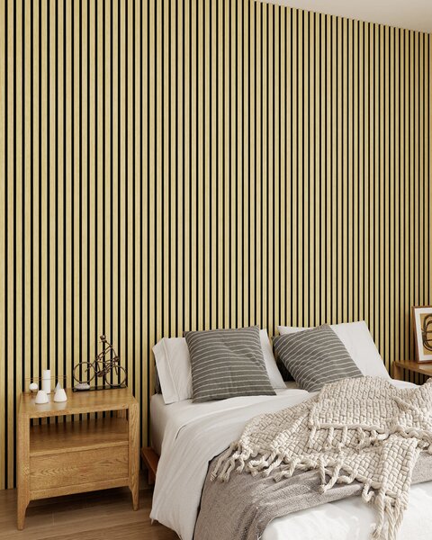 Idealker akustični zidni panel White Oak 600x2800x21 mm