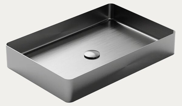Steinberg umivaonik nadgradni na ploču 442, 600x400x100 mm, gun metal