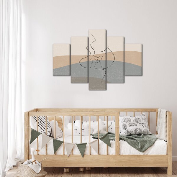 Slika - Crtani poljubac (150x105 cm)
