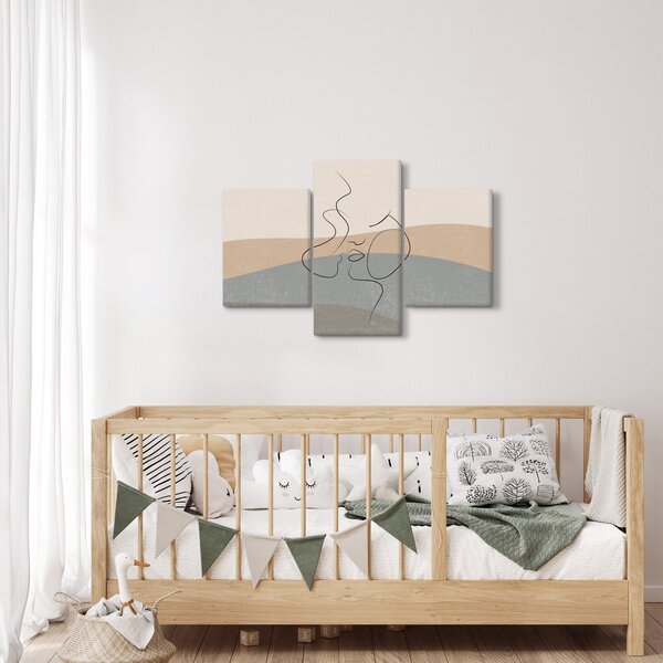 Slika - Crtani poljubac (90x60 cm)