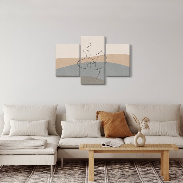 Slika - Crtani poljubac (90x60 cm)