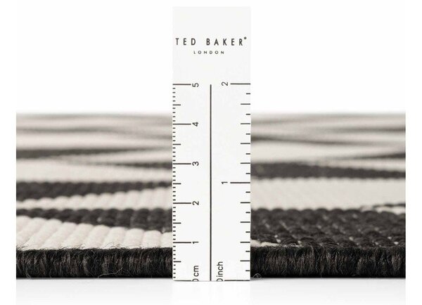 Crni/krem unutarnji i vanjski tepih 120x170 cm Haringey Terrick – Ted Baker