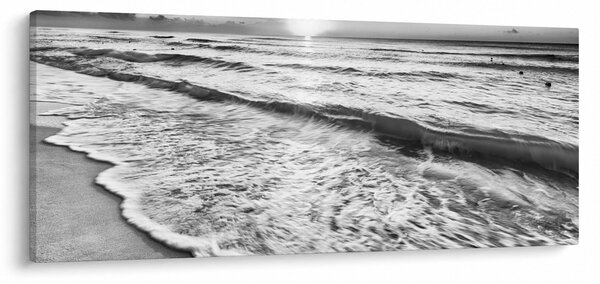 Slika - Zalazak sunca uz more (120x50 cm)