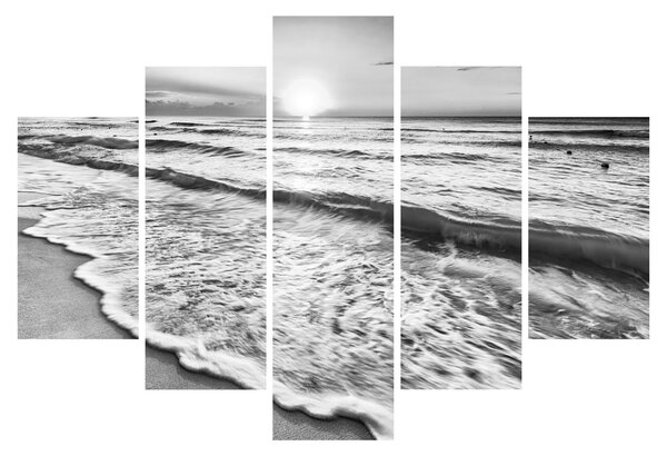 Slika - Zalazak sunca uz more (150x105 cm)