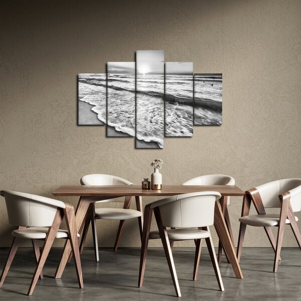 Slika - Zalazak sunca uz more (150x105 cm)