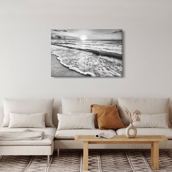 Slika - Zalazak sunca uz more (90x60 cm)