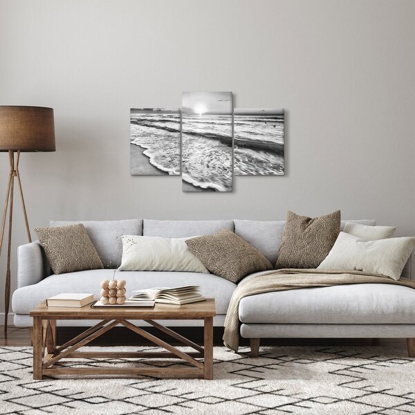 Slika - Zalazak sunca uz more (90x60 cm)