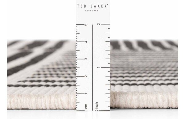 Crni/krem okrugao unutarnji i vanjski tepih ø 160 cm Haringey Bounds – Ted Baker