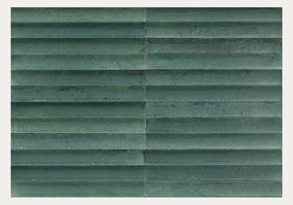Pločica Marazzi Lume Emerald Struttura 3D Swing Lux 6×24 cm