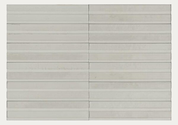 Pločica Marazzi Lume White Struttura 3D Rake Lux 6×24 cm