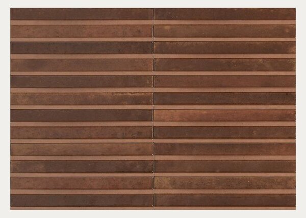 Pločica Marazzi Lume Caramel Struttura 3D Rake Lux 6×24 cm