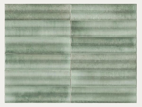 Pločica Marazzi Lume Terquoise Struttura 3D Swing Lux 6×24 cm