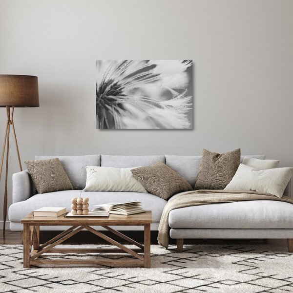 Staklena slika - Maslačak (70x50 cm)