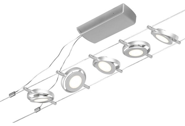 Stropne Svjetiljka Paulmann, Wire RoundMac, Sivo, Područje hodnika, Metal, Moderan