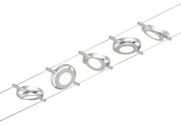 Stropne Svjetiljka Paulmann, Wire RoundMac, Sivo, Područje hodnika, Metal, Moderan