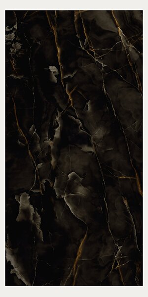 Pločica Marazzi Allmarble Onice Nero Lux 60×120 cm