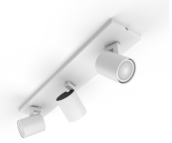 Stropne Svjetiljka Philips Hue, Philips Hue Runner, prigušiv, Bijela, Dnevna soba, Aluminij, Moderan