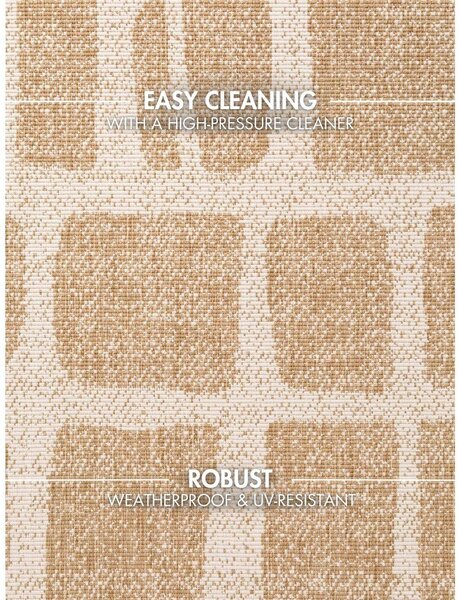 Krem/u prirodnoj boji unutarnji i vanjski tepih 120x170 cm Haringey Ruskin – Ted Baker