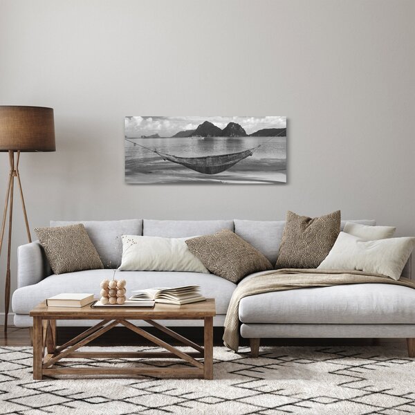 Slika - Viseća mreža na plaži (120x50 cm)