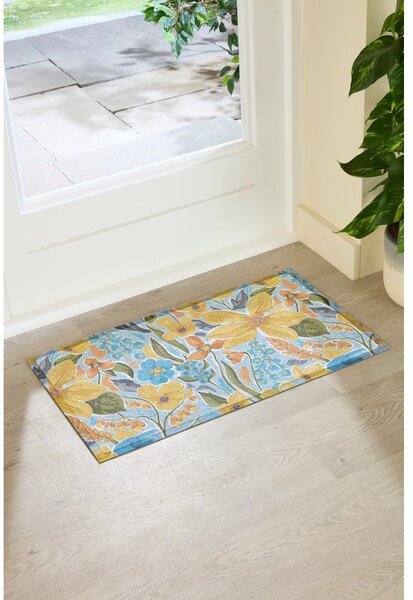 Otirač od PVC-a 40x70 cm Flowers – Artsy Doormats
