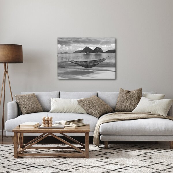 Slika - Viseća mreža na plaži (70x50 cm)