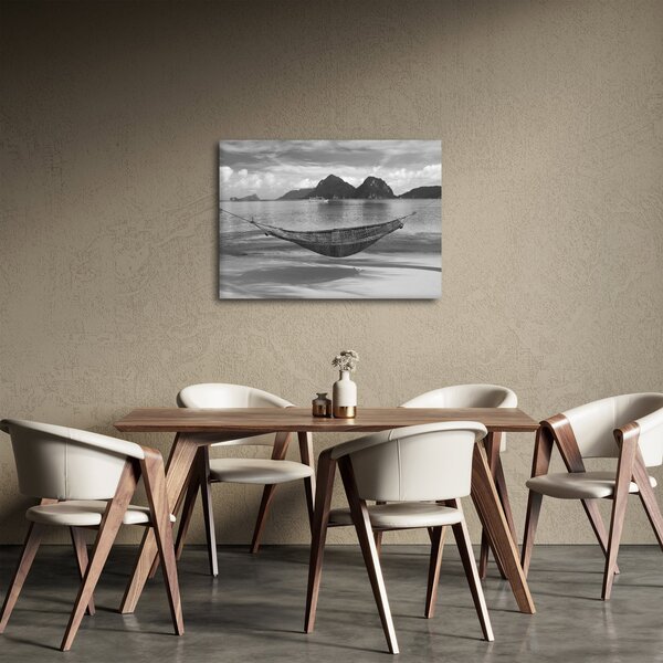Slika - Viseća mreža na plaži (70x50 cm)