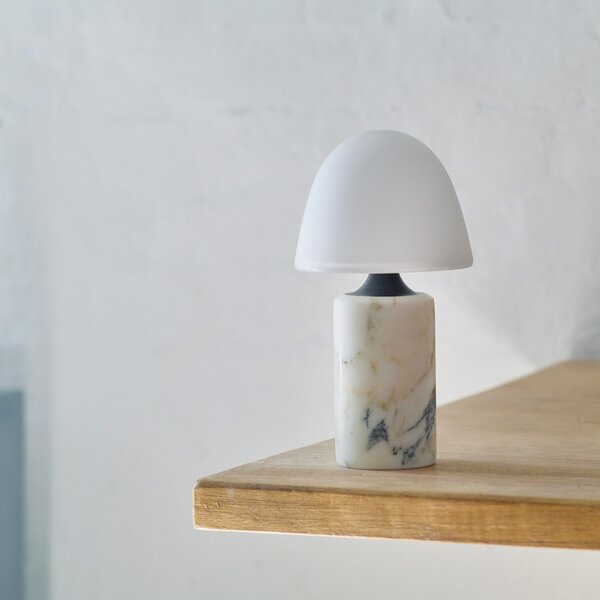 Stolne Lampa Made By Hand, Fuse, Bež, Dnevna soba, Mramor, Dizajn