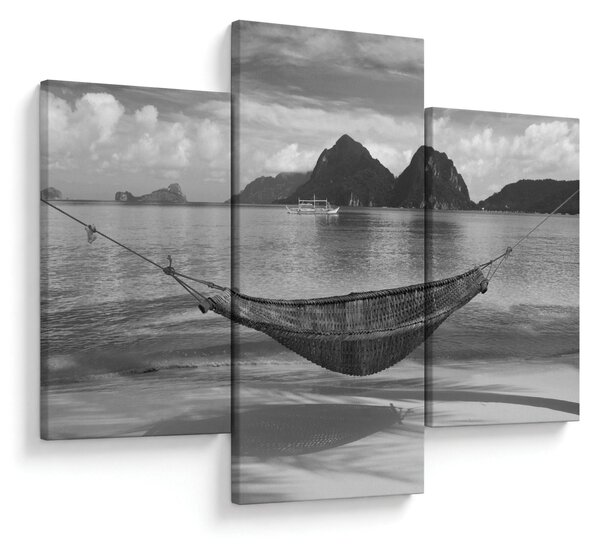 Slika - Viseća mreža na plaži (90x60 cm)