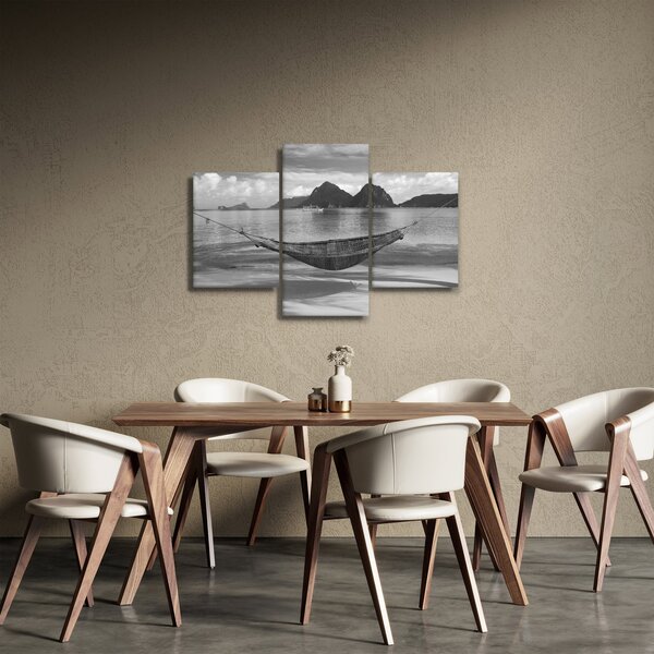 Slika - Viseća mreža na plaži (90x60 cm)
