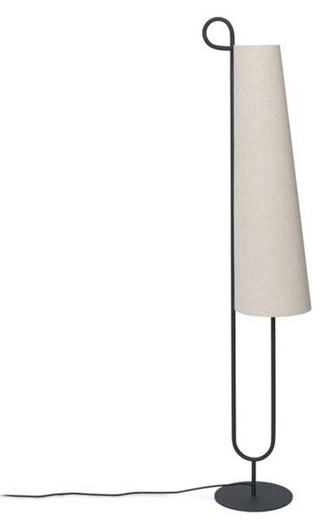 Podne Lampa ferm LIVING, Ancora, Crno, Dnevna soba, Metal, Dizajn