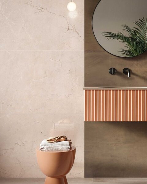 Pločica Flaviker Supreme Memories Rosa Perlino Anticatto 3D 60×120 cm