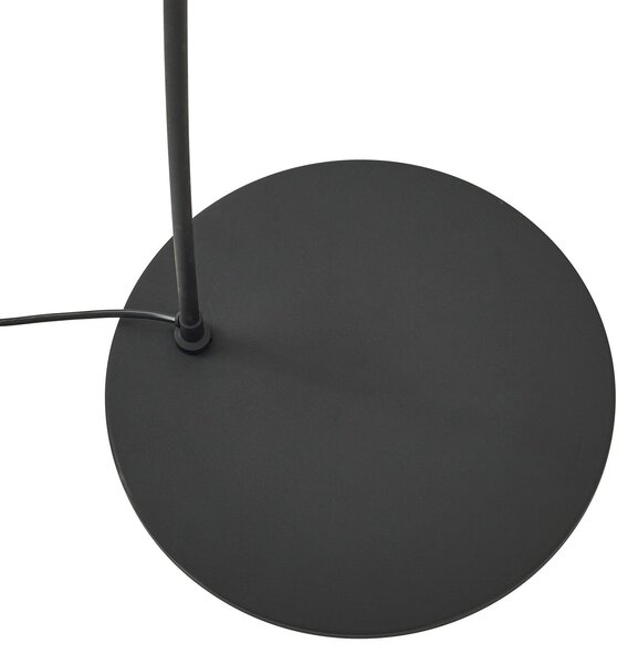 Podne Lampa Lindby, Triangolo, Crno, Dnevna soba, Metal, Moderan