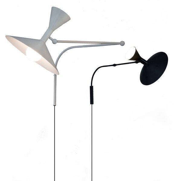 Zidne Svjetiljka Nemo Lighting, Lampe de Marseille, Crno, Dnevna soba, Metal
