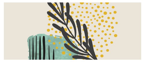 Slika - Listovi sažetaka N⁰3 (120x50 cm)