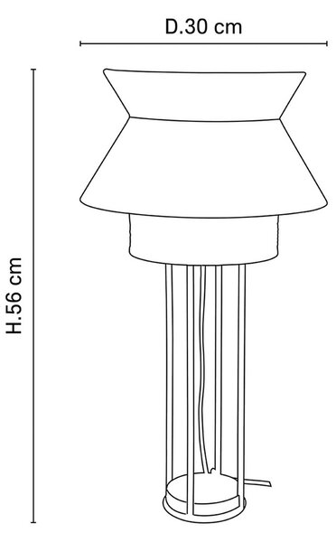 Stolne Lampa MARKET SET, Singapour DBL, Višebojno, Dnevna soba, Tkanina / tekstil, Dizajn