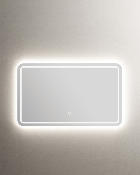 Idealaqua ogledalo s LED rasvjetom R, 60×75 cm