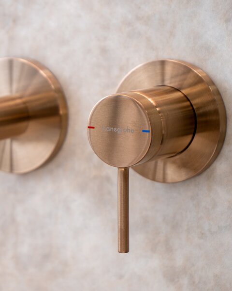 Hansgrohe Tecturis S podžbukna miješalica za umivaonik, 22,5 cm, brushed bronze