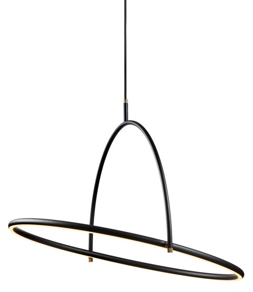 Viseće Svjetiljka Halo Design, TILT, prigušiv, Blagovaonica, Metal, Dizajn