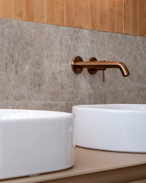 Hansgrohe Tecturis S podžbukna miješalica za umivaonik, 22,5 cm, brushed bronze
