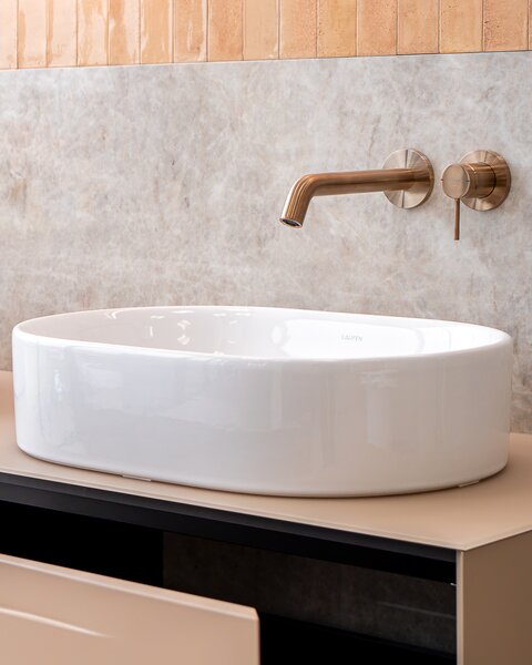 Hansgrohe Tecturis S podžbukna miješalica za umivaonik, 22,5 cm, brushed bronze