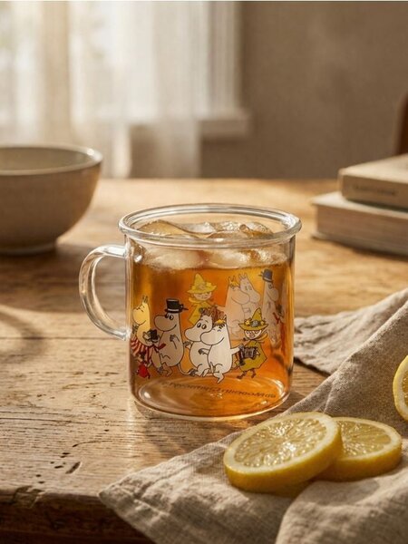 Sinsay - Staklena šalica s drškom The Moomins