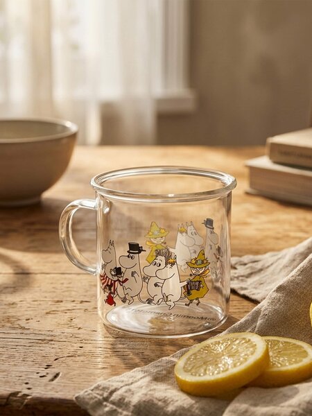 Sinsay - Staklena šalica s drškom The Moomins