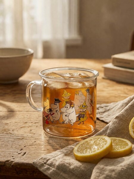 Sinsay - Staklena šalica s drškom The Moomins
